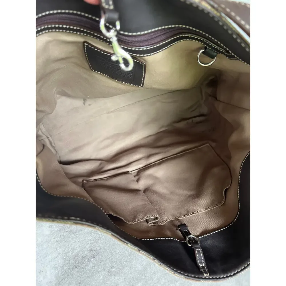 Coach Y2K Vintage Signature Canvas Hobo Shoulder Bag (Style No. 2156) monogram